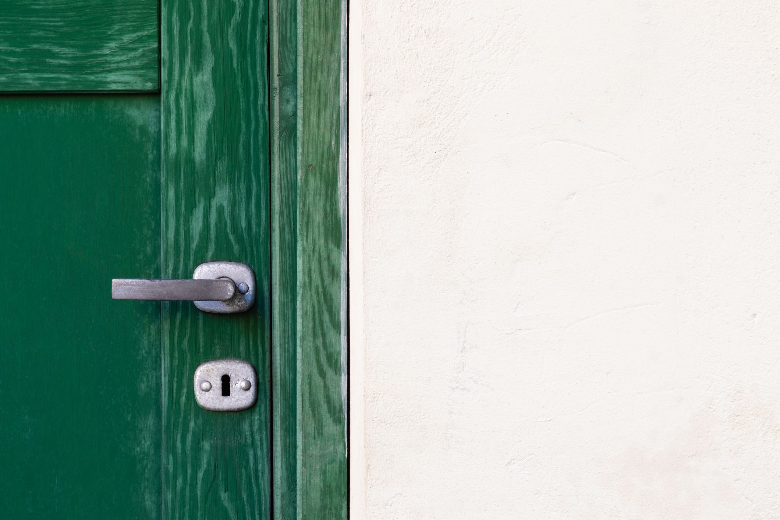 Colorado's No Wrong Door System (green door with silver handle)