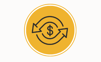 2023 Special Session circular money exchange icon with arrows.